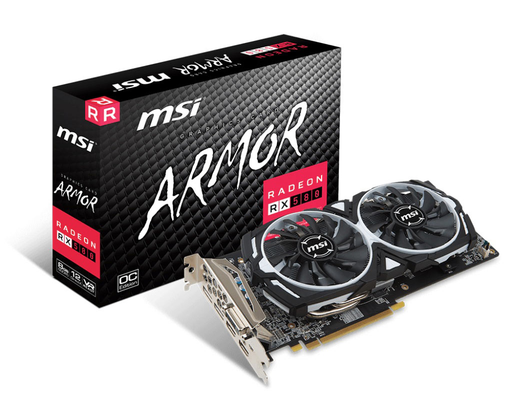 Msi RX 580 Armor OC 8GB